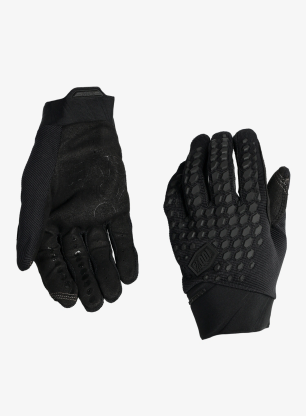 Kolesarske rokavice 100% Geomatic Gloves - black/charcoal