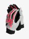 Kolesarske rokavice 100% Geomatic Gloves - grey/racer red