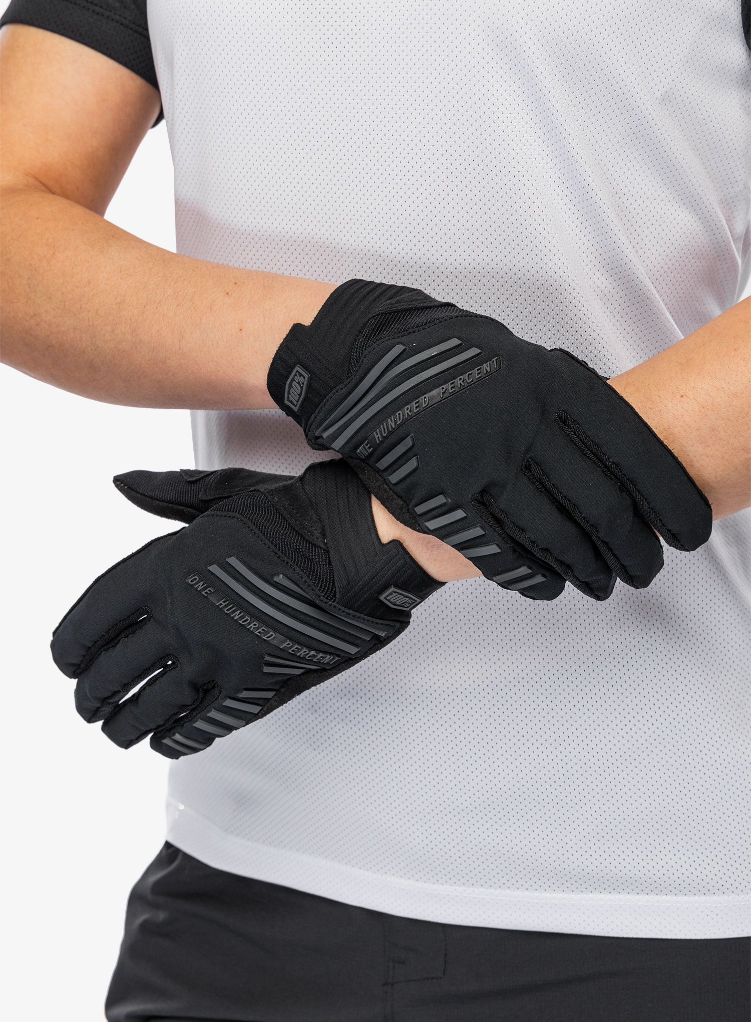 Kolesarske rokavice 100% R-Core Gloves - black