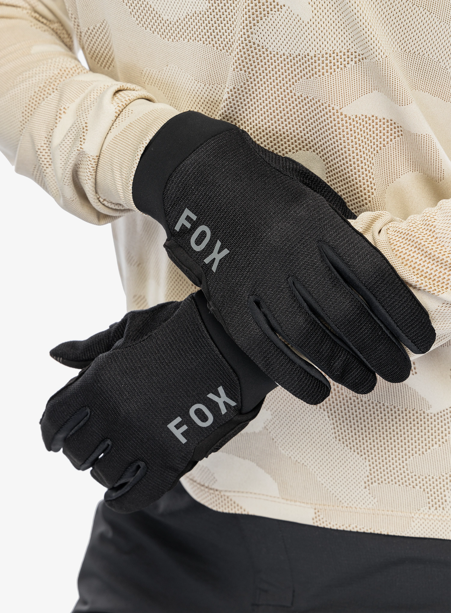 Ženske kolesarske rokavice Fox Ranger Glove Gel - black/black