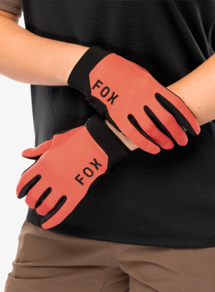 Ženske kolesarske rokavice Fox Ranger Glove Gel - salmon