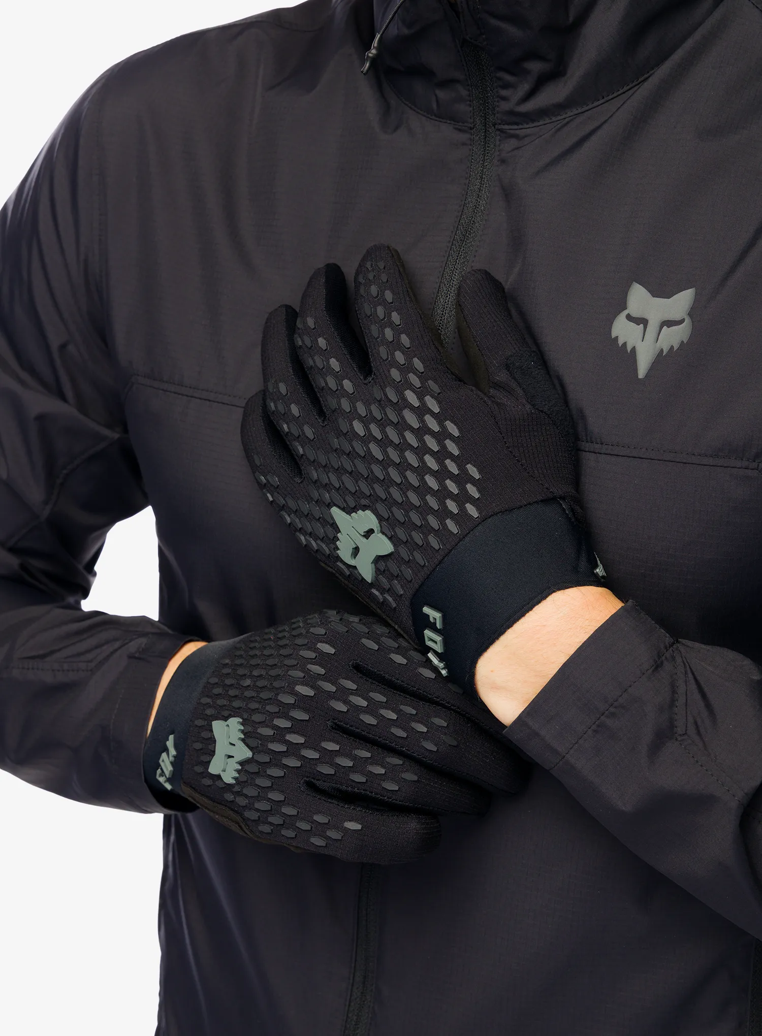 Kolesarske rokavice Fox Defend Glove - black