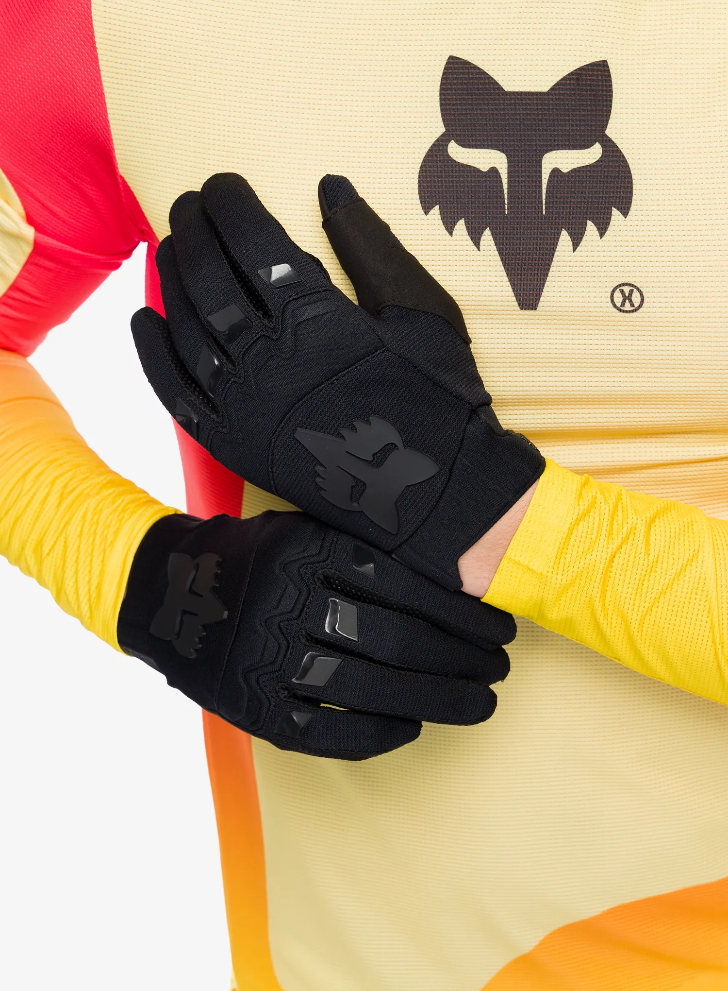 Kolesarske rokavice Fox Dirtpaw Glove - black/black