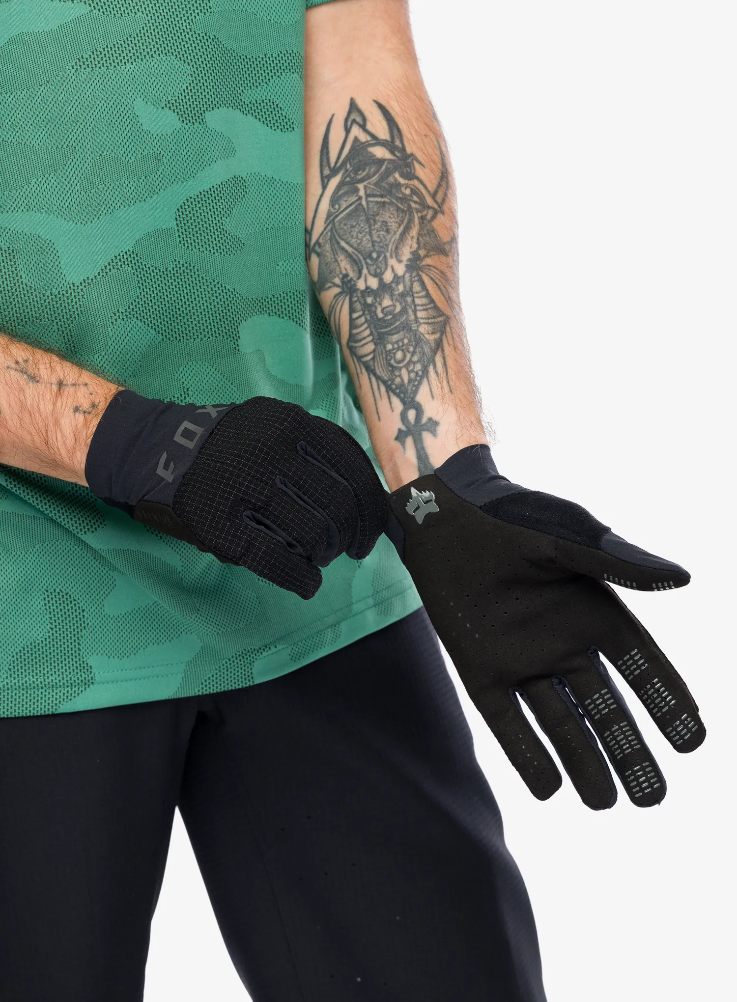 Kolesarske rokavice Fox Flexair Pro Glove - black