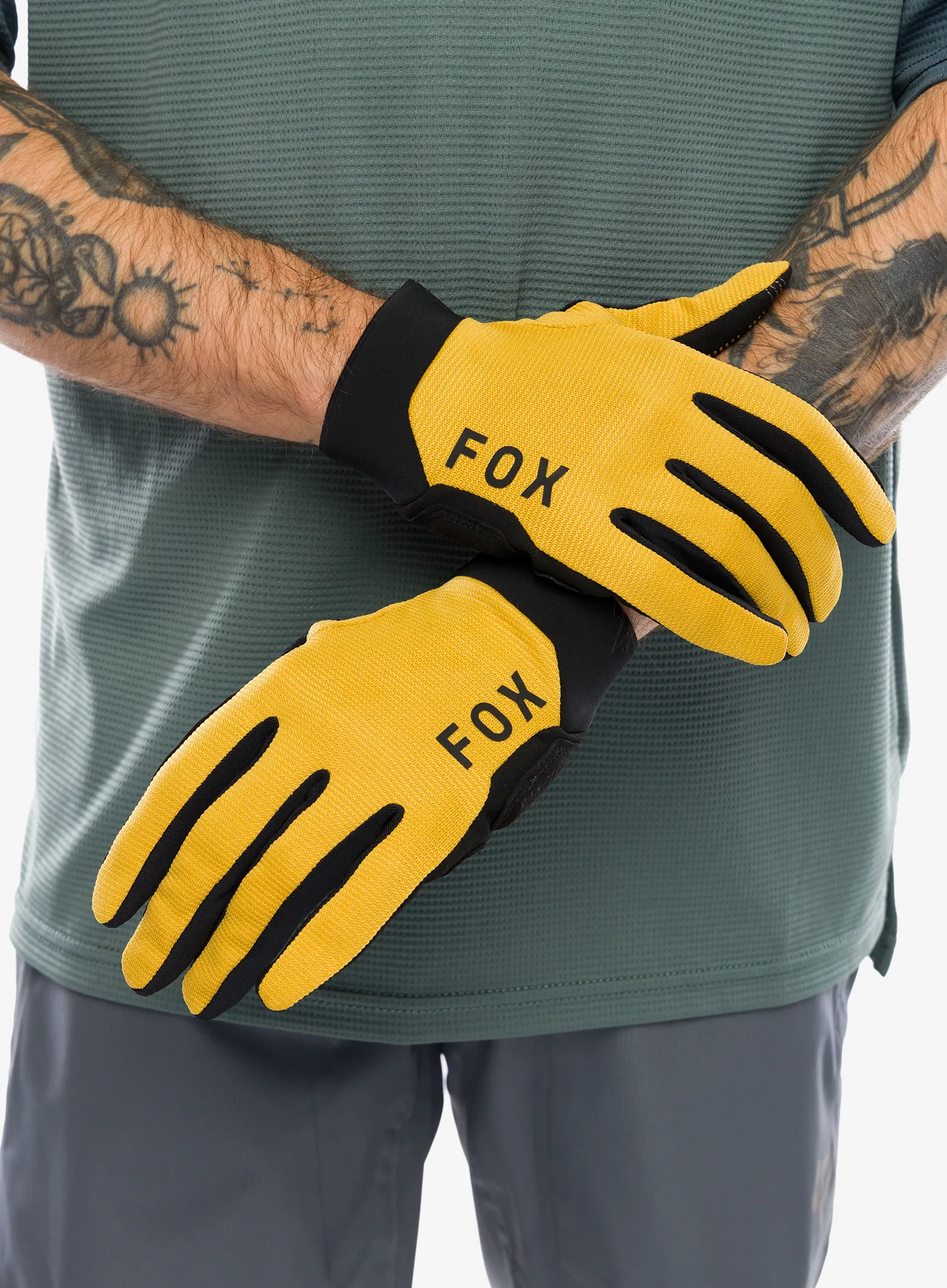 Kolesarske rokavice Fox Ranger Glove Gel - bronze