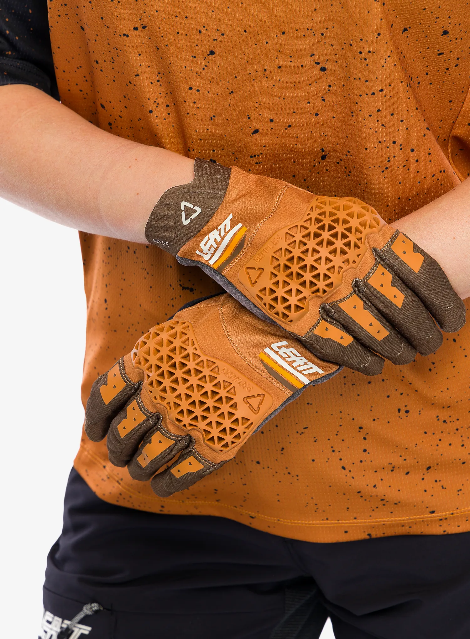 Kolesarske rokavice Leatt Glove MTB 3.0 Lite - rust