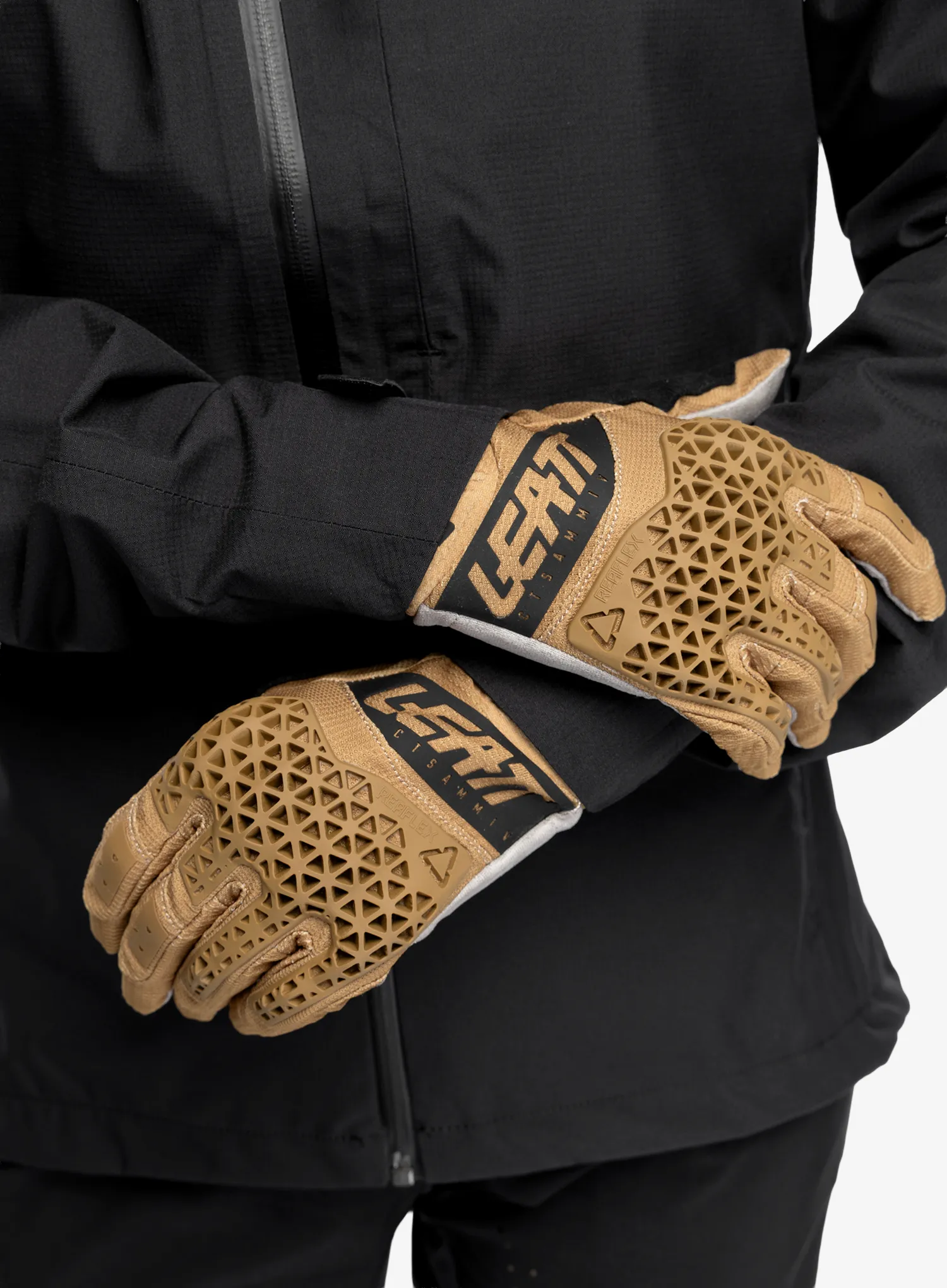 Kolesarske rokavice Leatt Glove MTB 4.0 Lite - brass brown