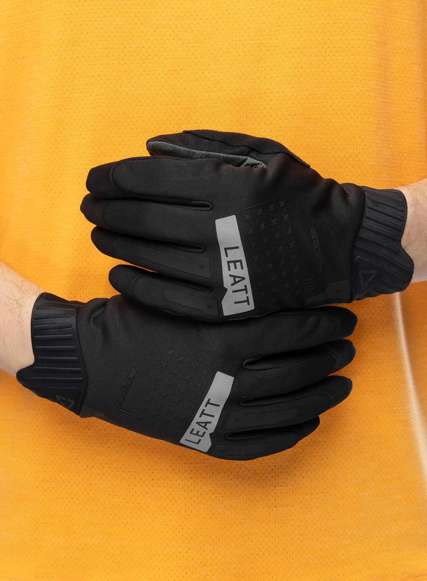Kolesarske rokavice Leatt MTB 2.0 Windblock - black