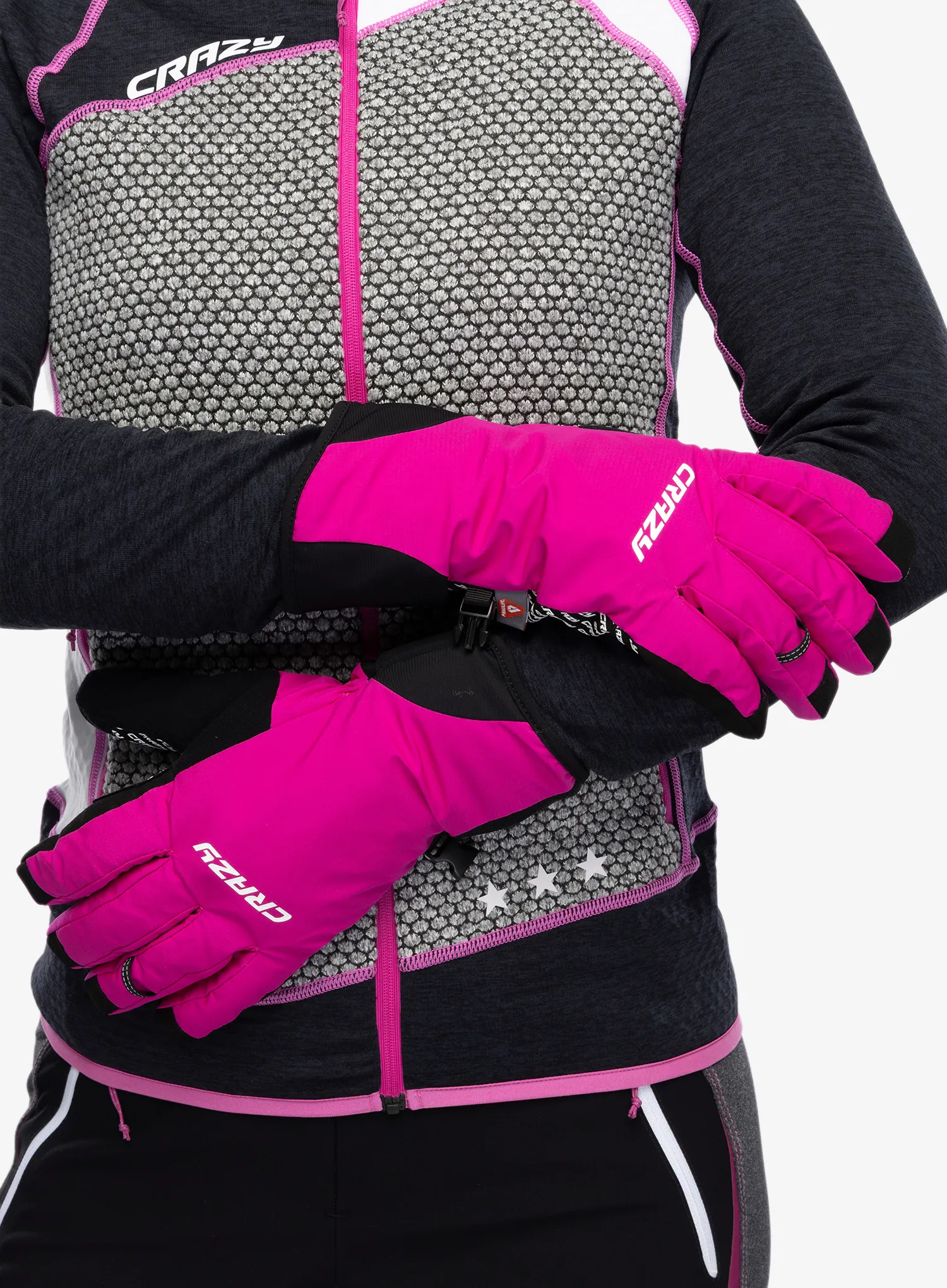 Pohodniške rokavice Crazy Gloves Inspire - pop
