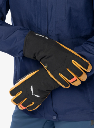 Ženske nepremočljive rokavice Salewa Ortles PTX/TWR Gloves - black out