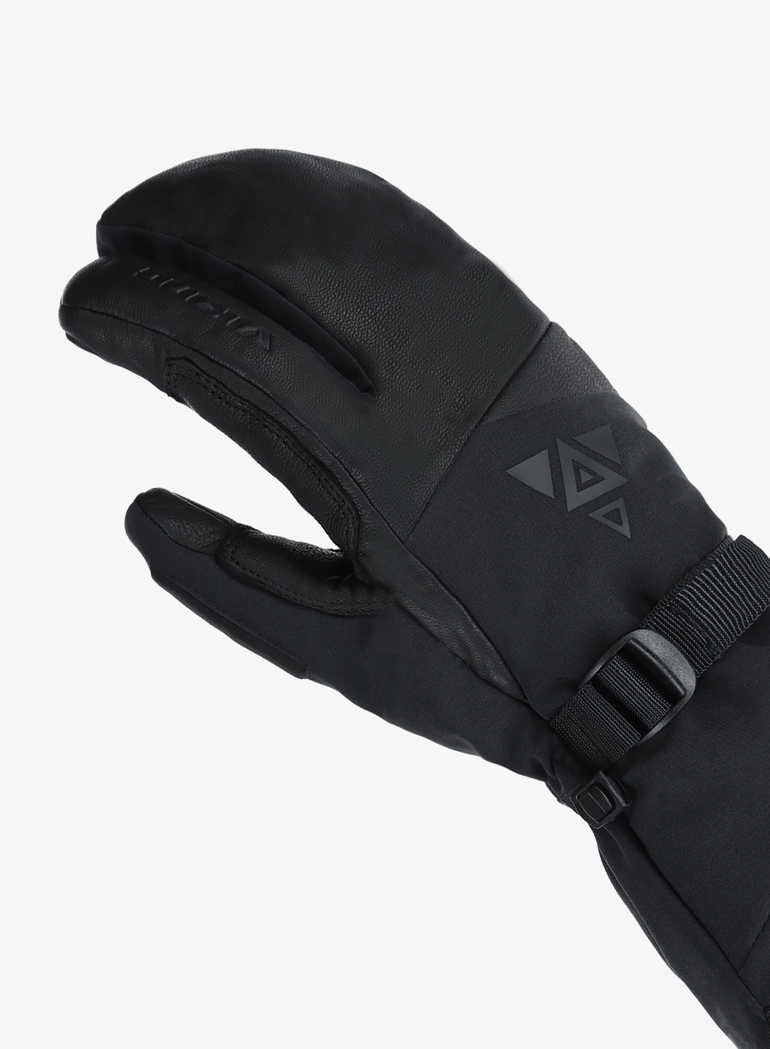 Ženske nepremočljive rokavice Viking Norvik Pro Lobster Freeride - full black