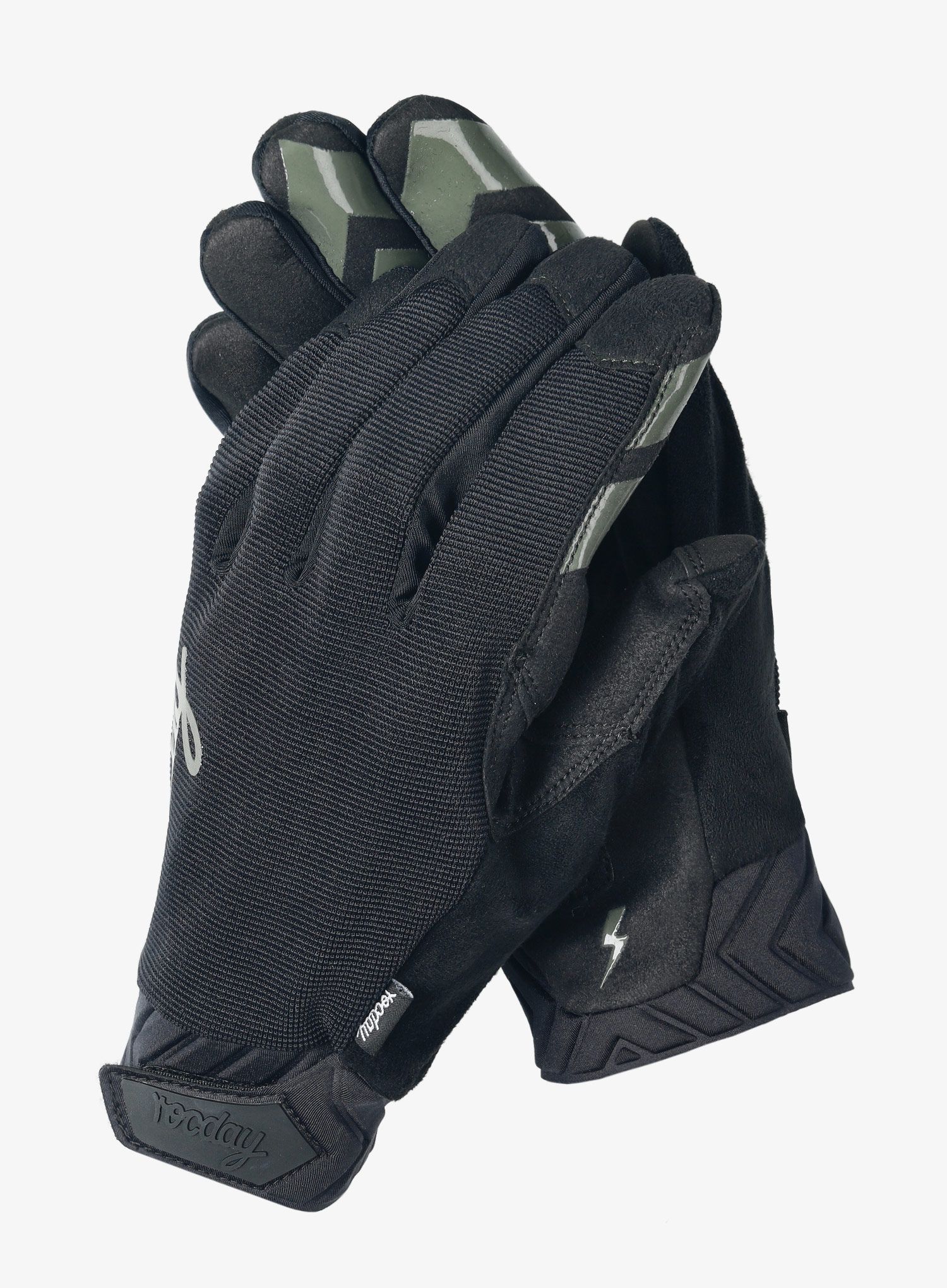 Kolesarske rokavice Rocday Evo Race - black/green