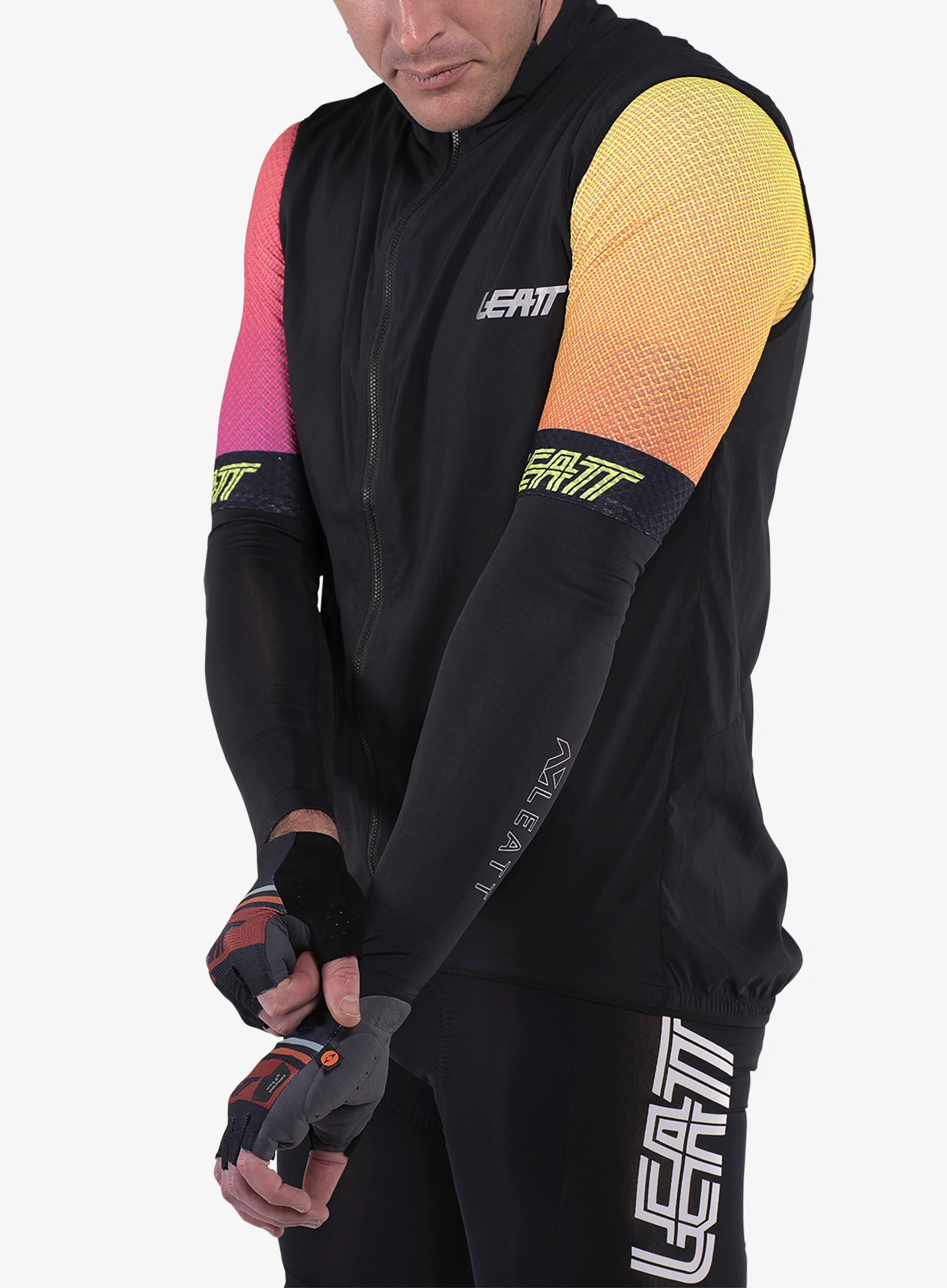 Kolesarski rokavi Leatt Arm Warmer Sleeve - black