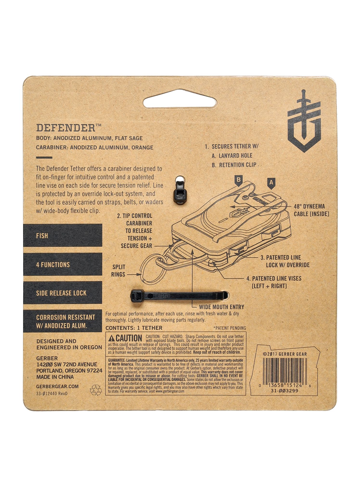 Retraktor Gerber Defender L