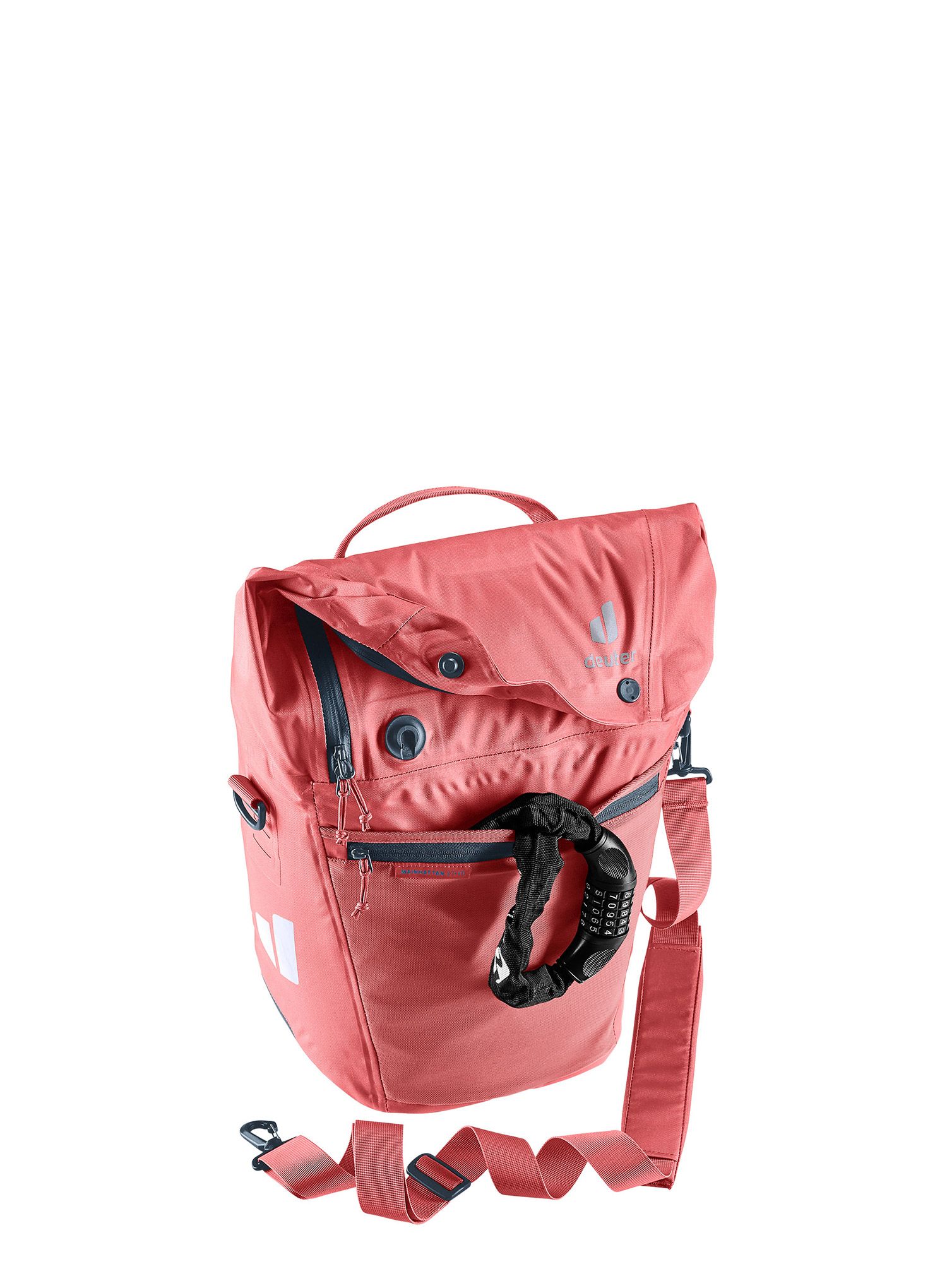 Kolesarska torba Deuter Mainhattan 17+10 - redwood/ink