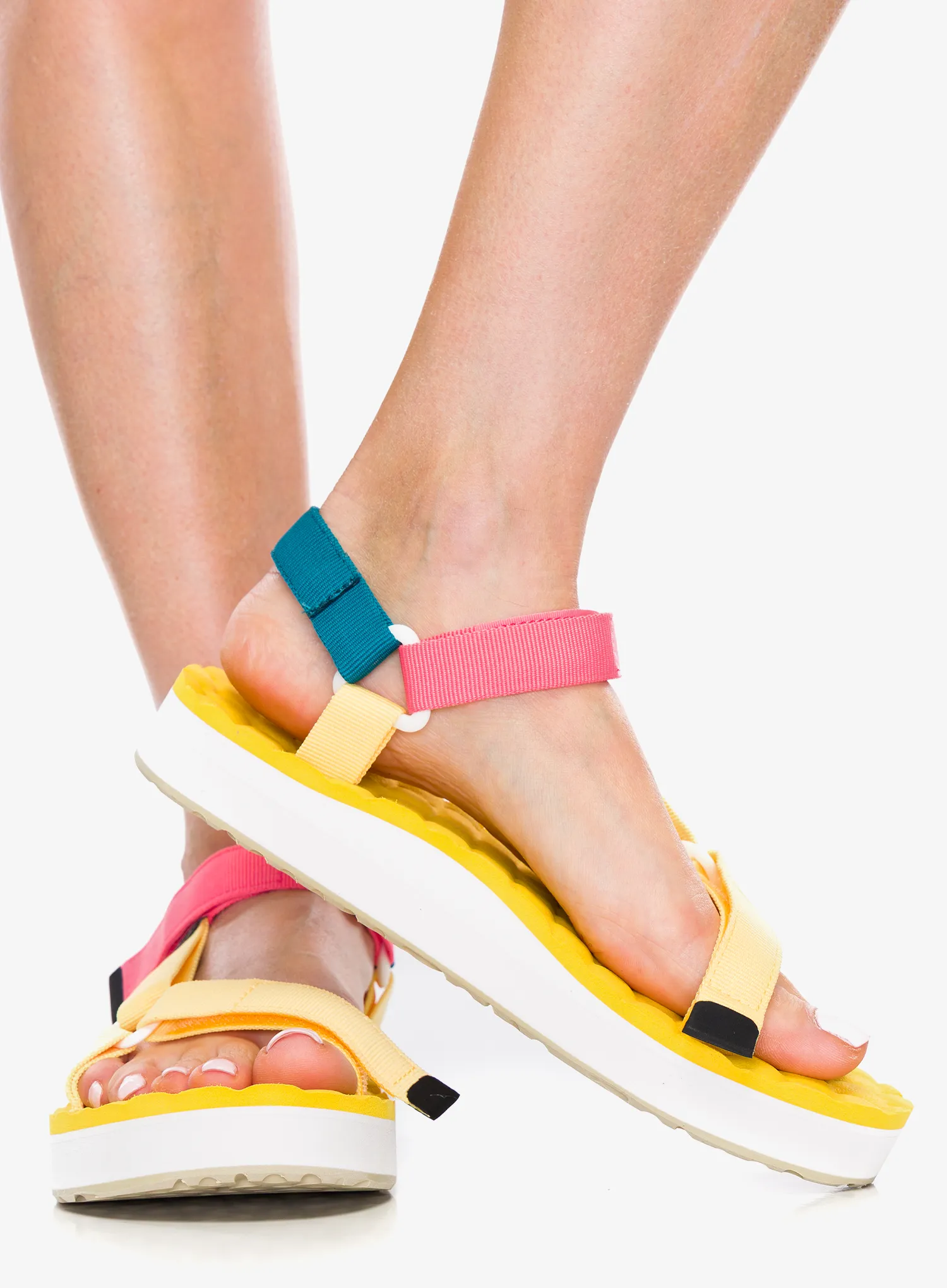 Ženski sandali Lizard Sandal Trail Max - butter yellow/tea pink