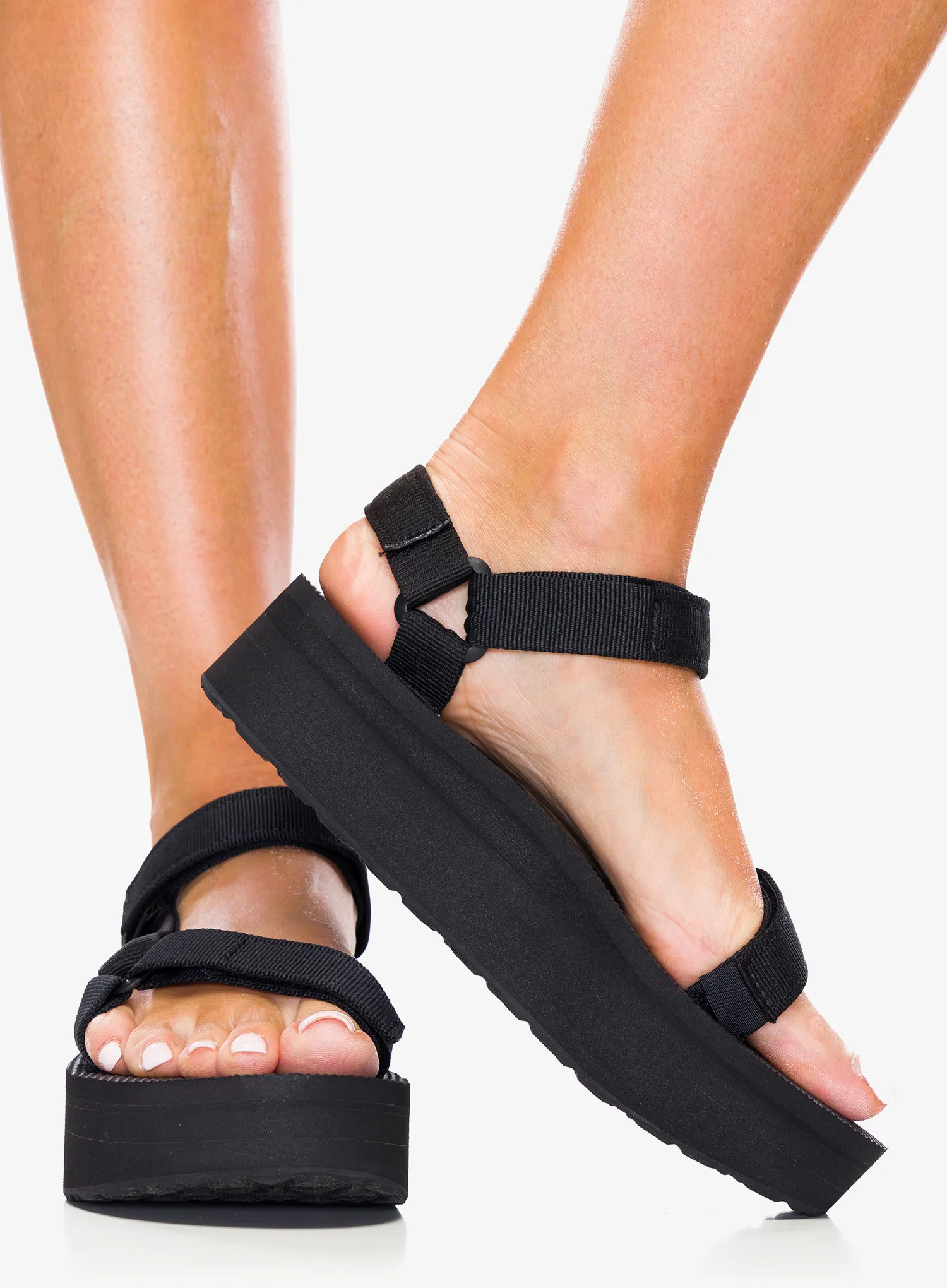Ženski sandali Teva Flatform Universal - black