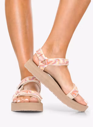 Ženski sandali Teva Midform Universal - neon fade coconut
