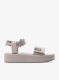 Ženski sandali The North Face Skeena Platform - moonstone grey/smoked pearl