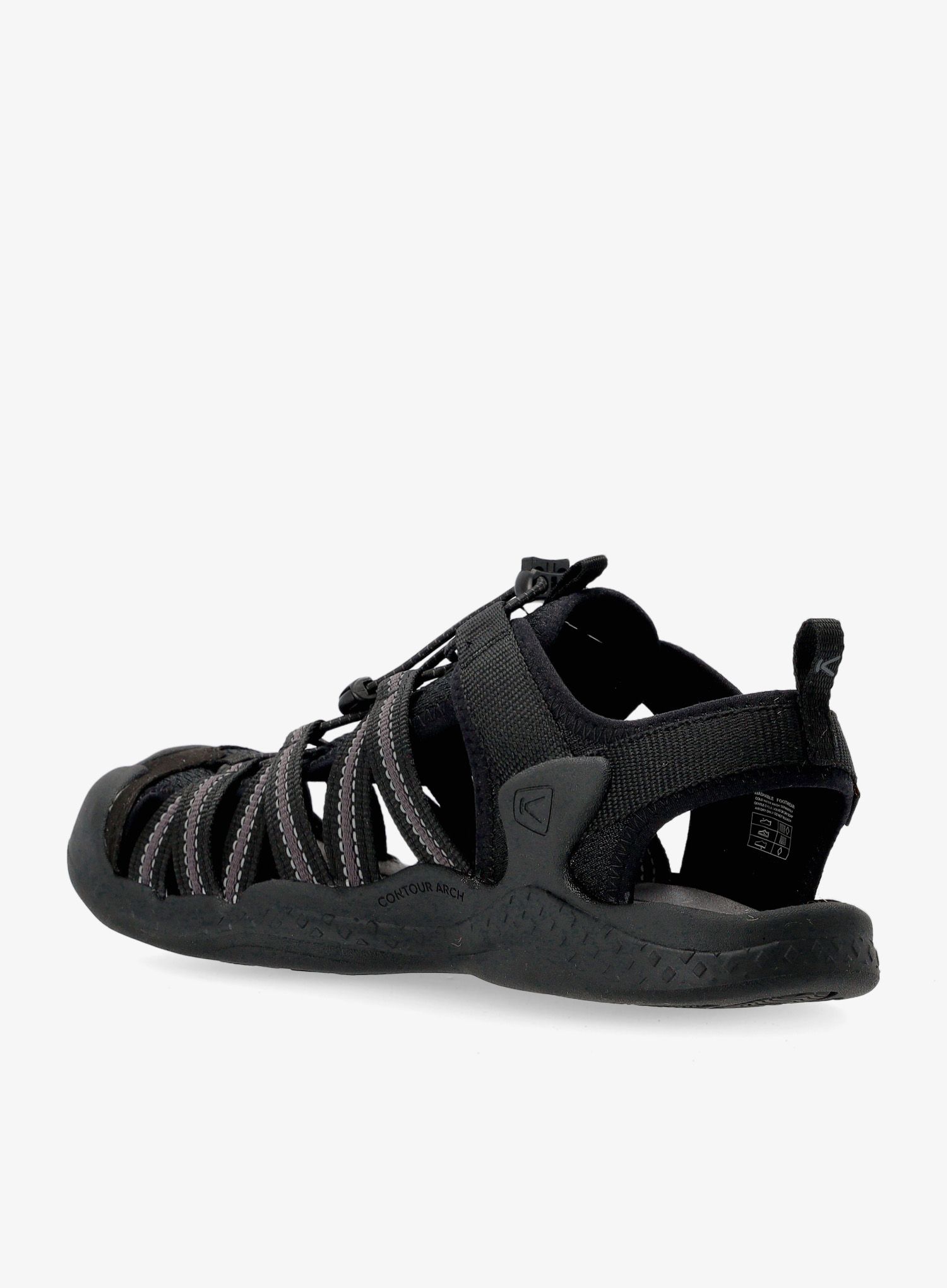 Pohodni sandali Keen Drift Creek H2 - black/black