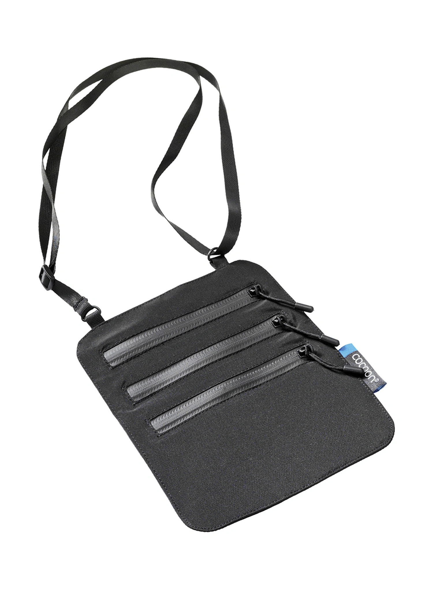 Torbica za čez ramo Cocoon Secret Neck Wallet - Silk - black