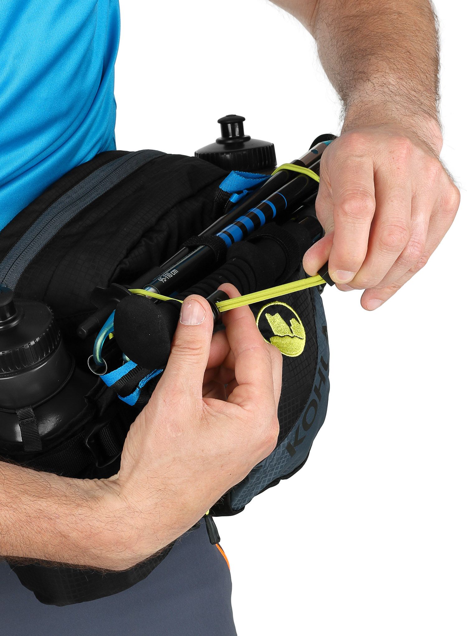 Tekaški pas Kohla Swift 5 Liter Hipbag - caviar/bachelor button