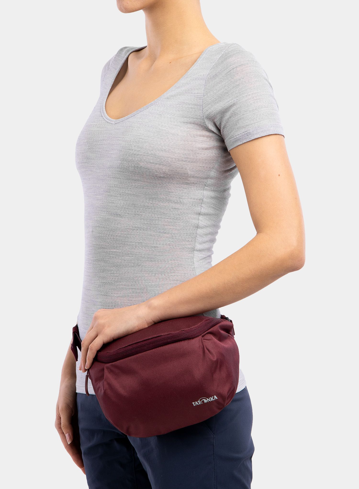 Torbica za čez ramo Tatonka Hip Belt Pouch - bordeaux red