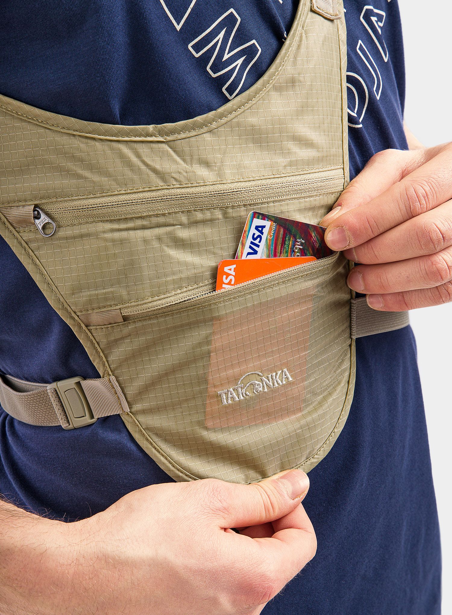 Torbica za čez ramo Tatonka Skin Chest Holster - natural