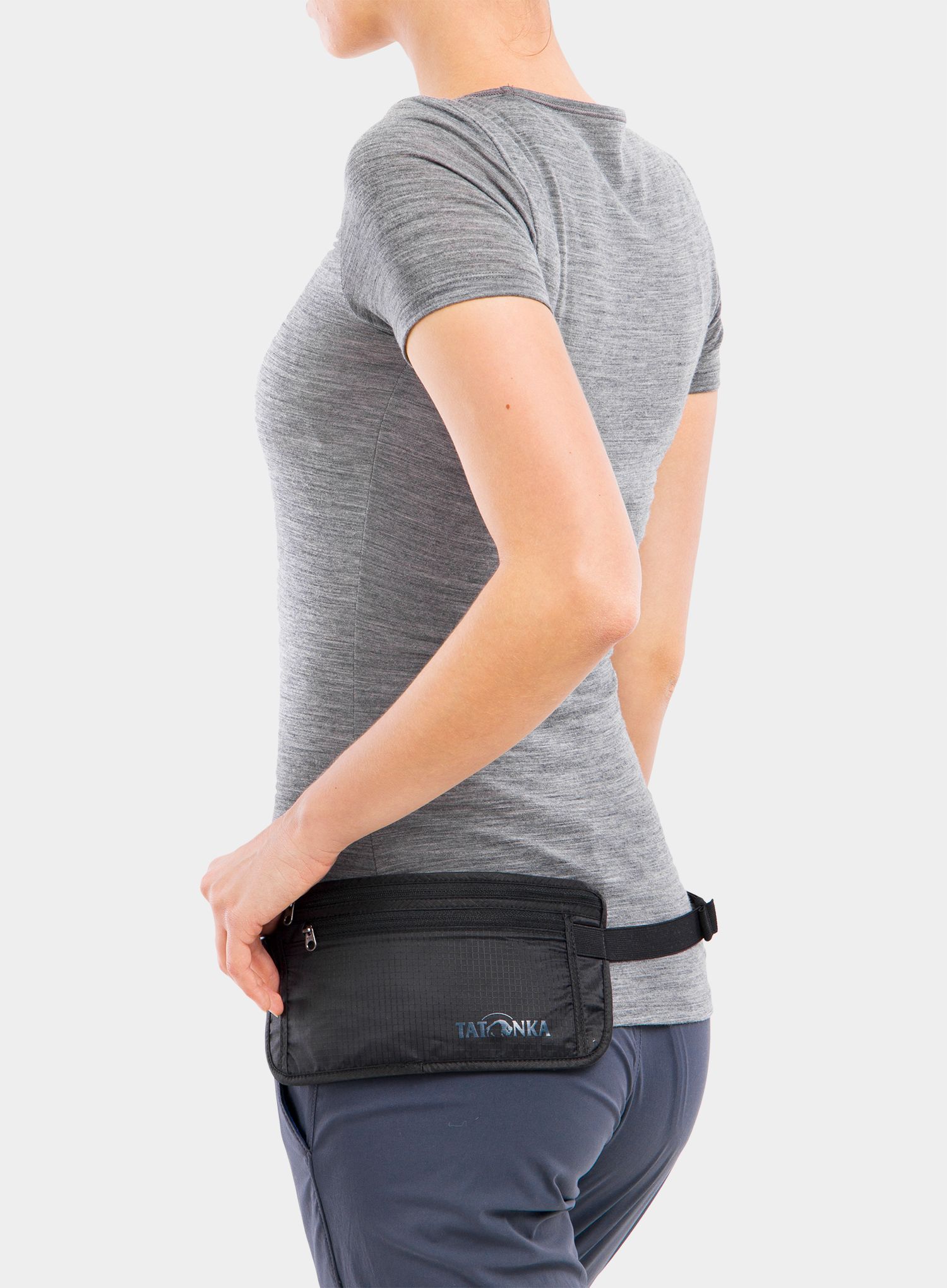 Torbica za čez ramo Tatonka Skin Moneybelt Int. - black