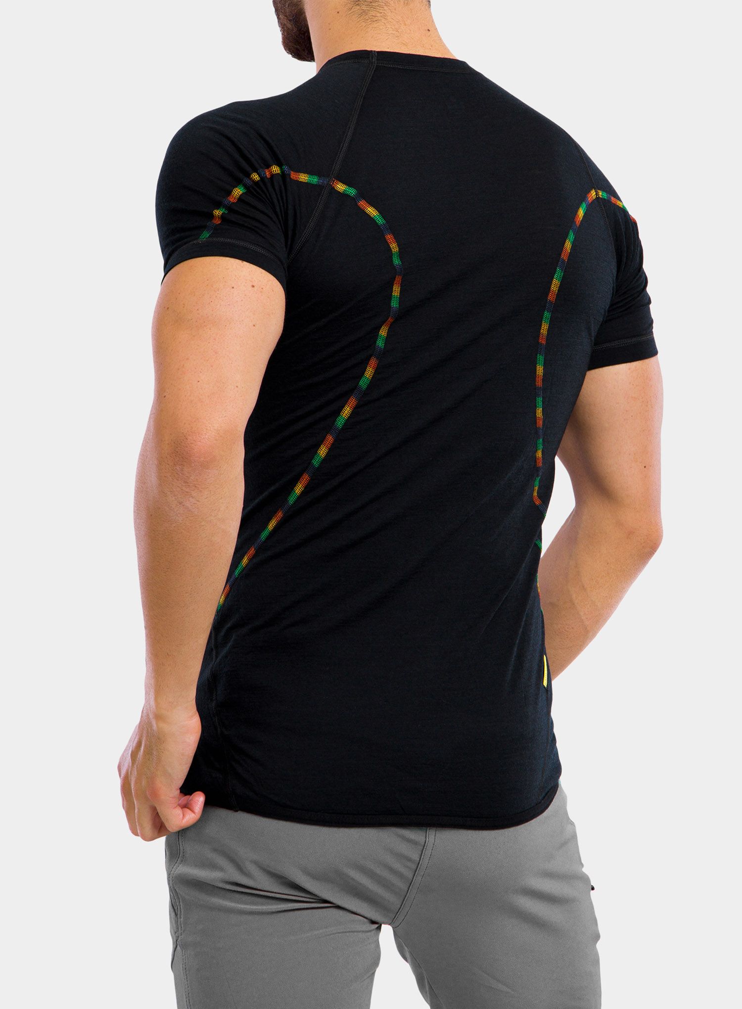 Termo majica Sensor Merino Air Tee S/S - black
