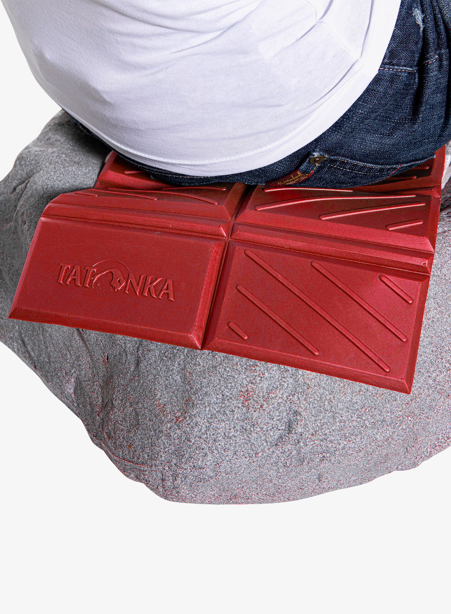 Podloga za sedenje Tatonka Foldable Seat Mat 26x34cm - red