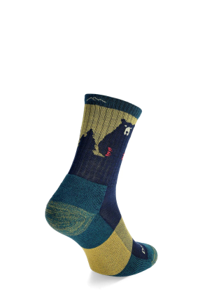 Ženske pohodniške nogavice Darn Tough Bear Town Micro Crew Lightweight - dark teal