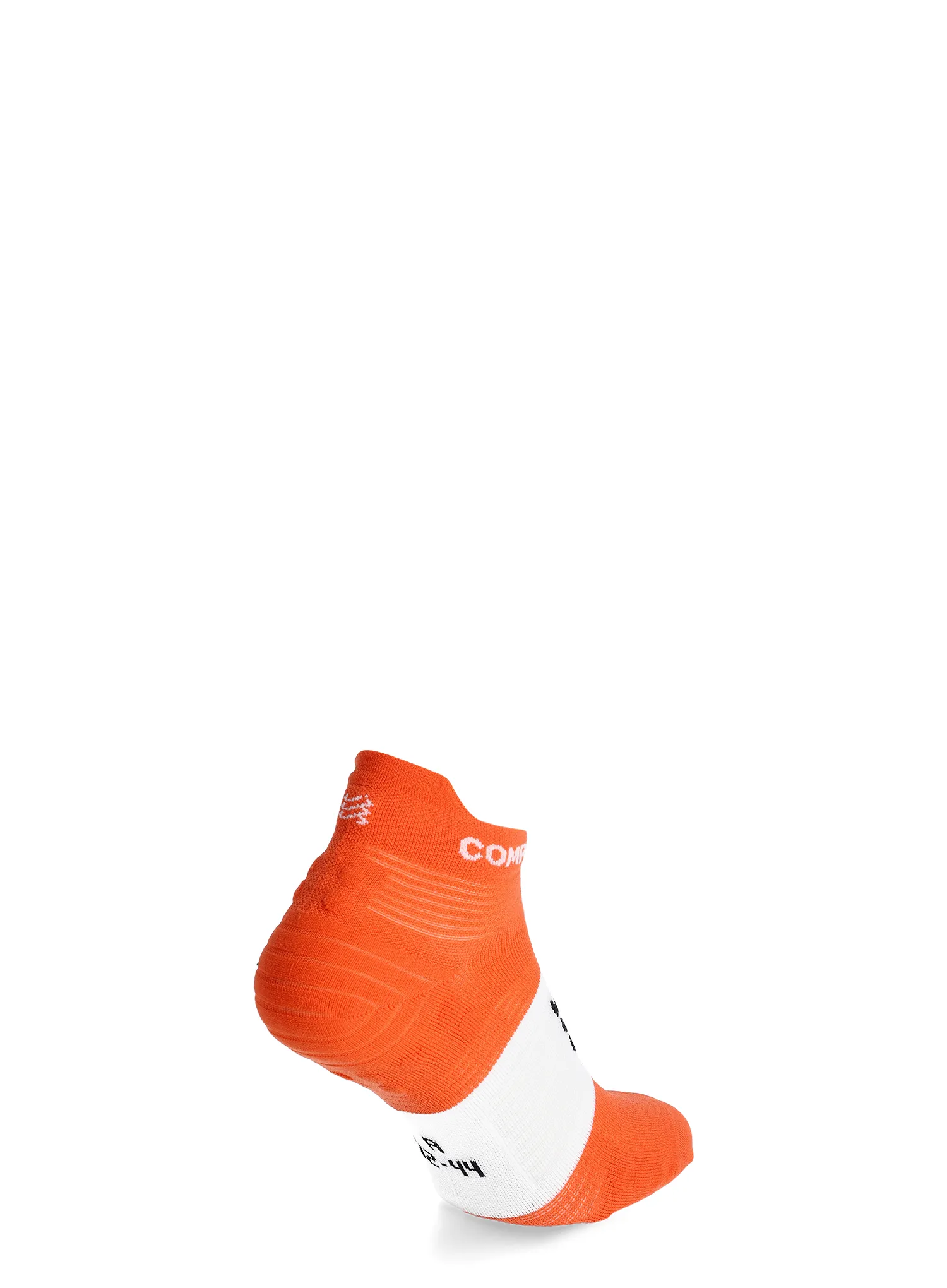 Tekaške nogavice Compressport Pro Racing Socks v4.0 Run Low - tigerlily/white
