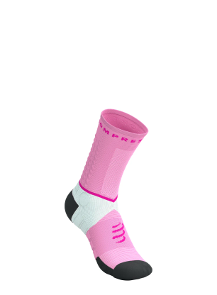 Tekaške nogavice Compressport Ultra Trail Socks v2.0 - begonia/neon pink