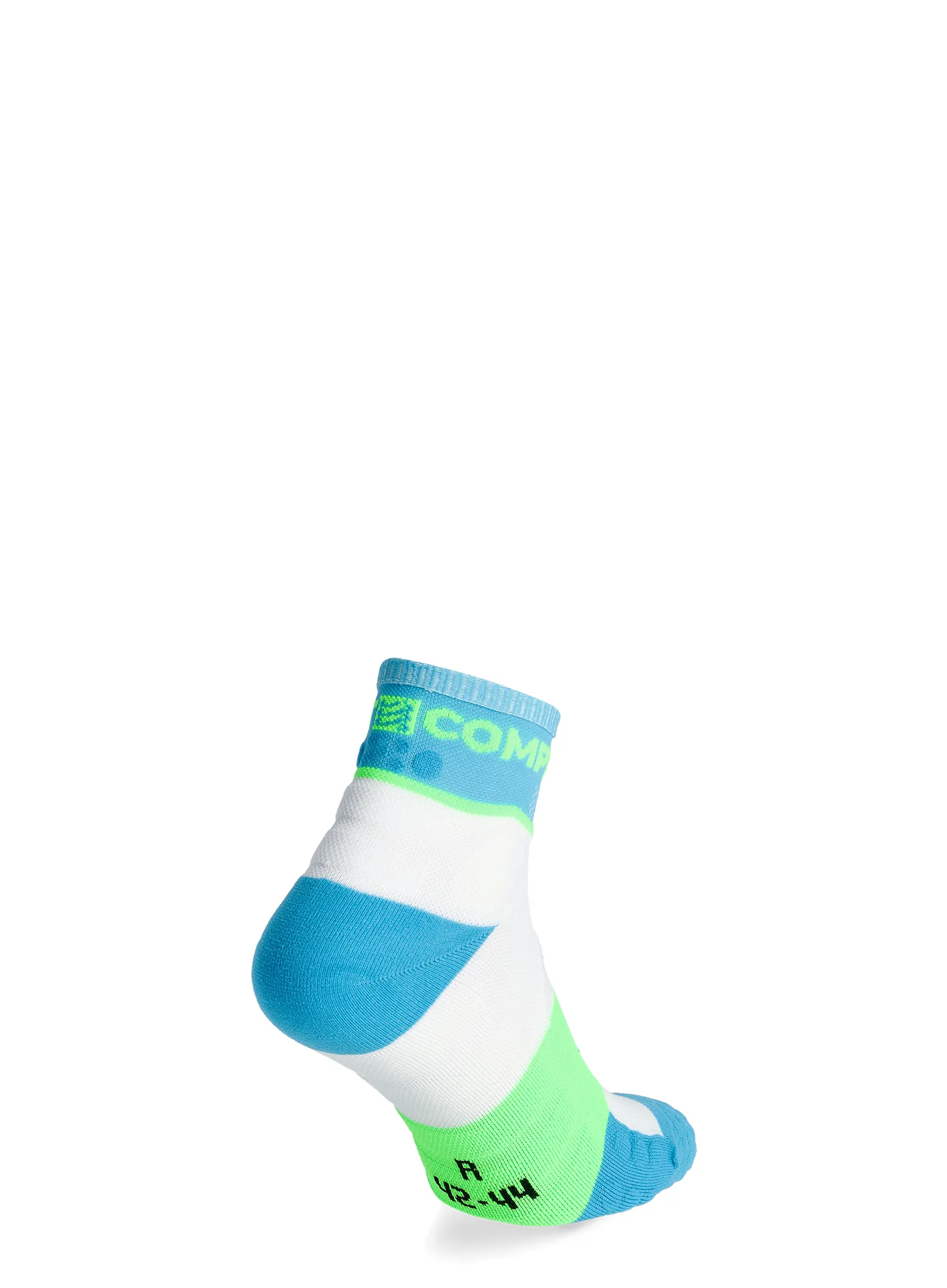 Tekaške nogavice Compressport Ultra Trail Socks v2.0 Low - norse blue/neon green