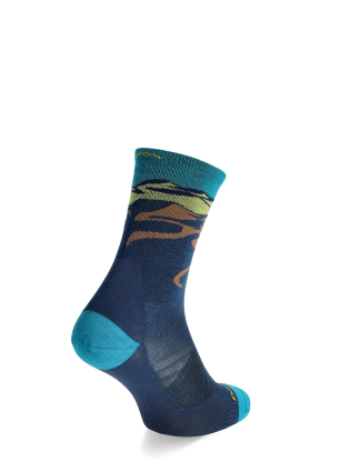 Tekaške nogavice Darn Tough Ridge Runner Micro Crew Ultra-Lightweight - midnight