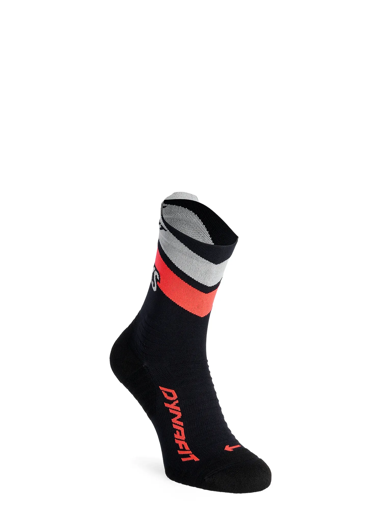 Tekaške nogavice Dynafit Ultra Crew Socks - black out/ultra coral