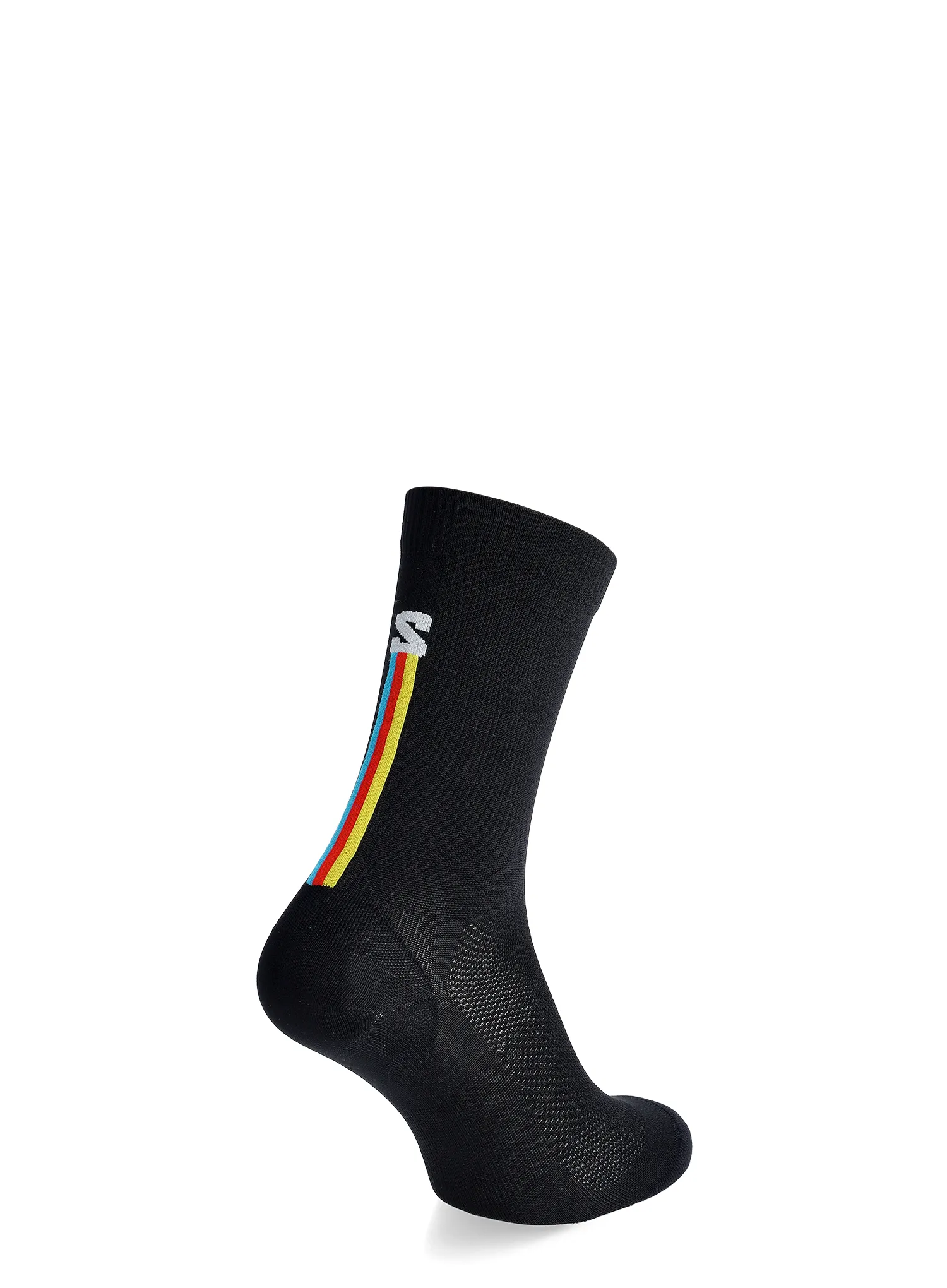 Tekaške nogavice Salomon Pulse Race Flag Crew - black