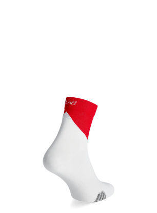 Tekaške nogavice Salomon S/Lab Phantasm Ankle - white/fiery red