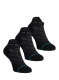 Tekaške nogavice Stance Athletic Tab 3 Pack - black