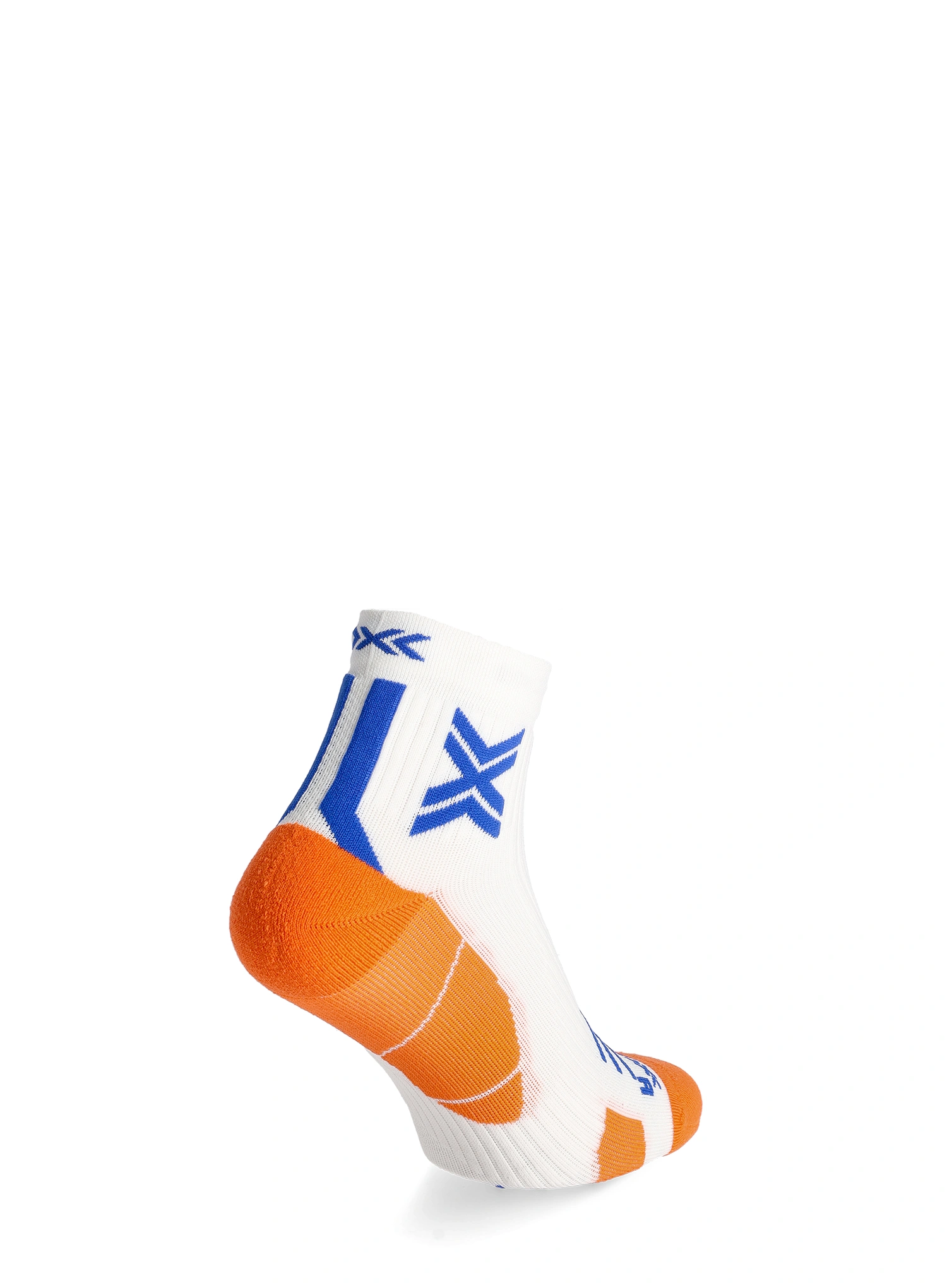 Tekaške nogavice X-Socks Run Expert Ankle - white/orange/twyce blue