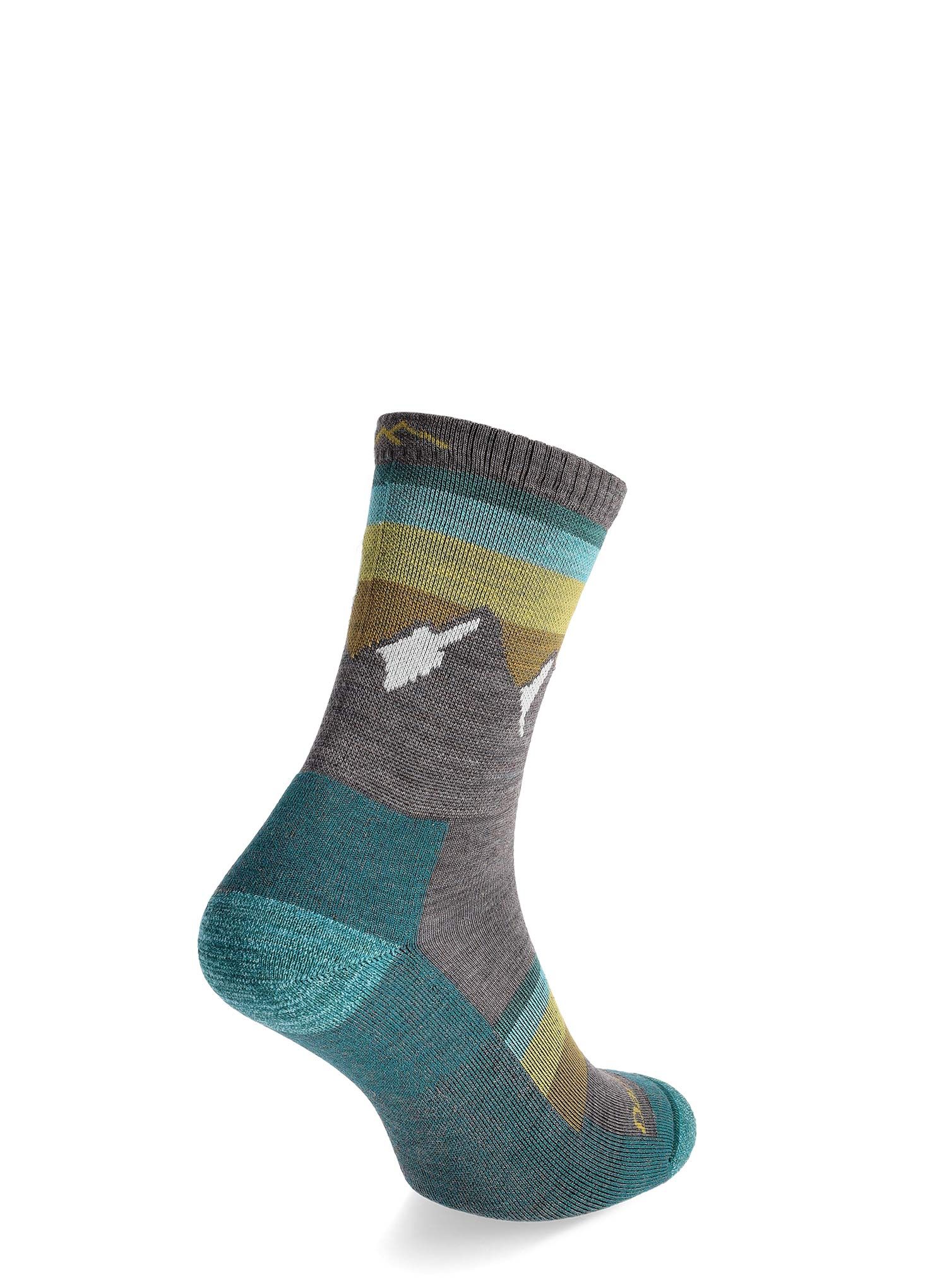 Ženske nogavice Darn Tough Sunset Ledge Micro Crew Lightweight with Cushion - taupe