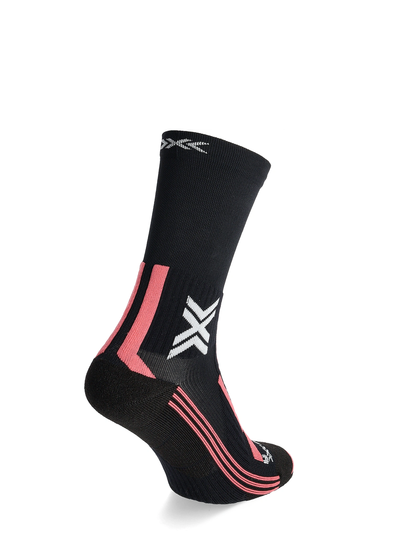 Ženske nogavice za tek X-Socks Trailrun Perform Crew - x black/dusty rose