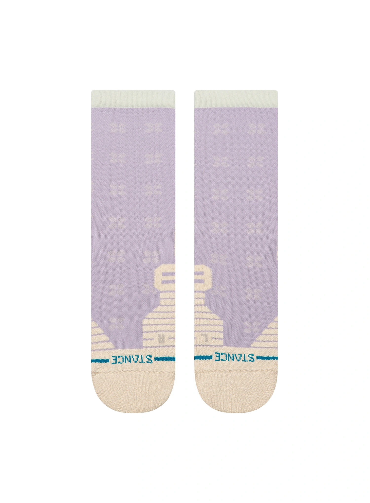 Ženske nogavice Stance Latta Mid Crew - lilac