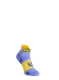 Tekaške nogavice Compressport Pro Racing Socks v4.0 Run Low - jacaranda/maize