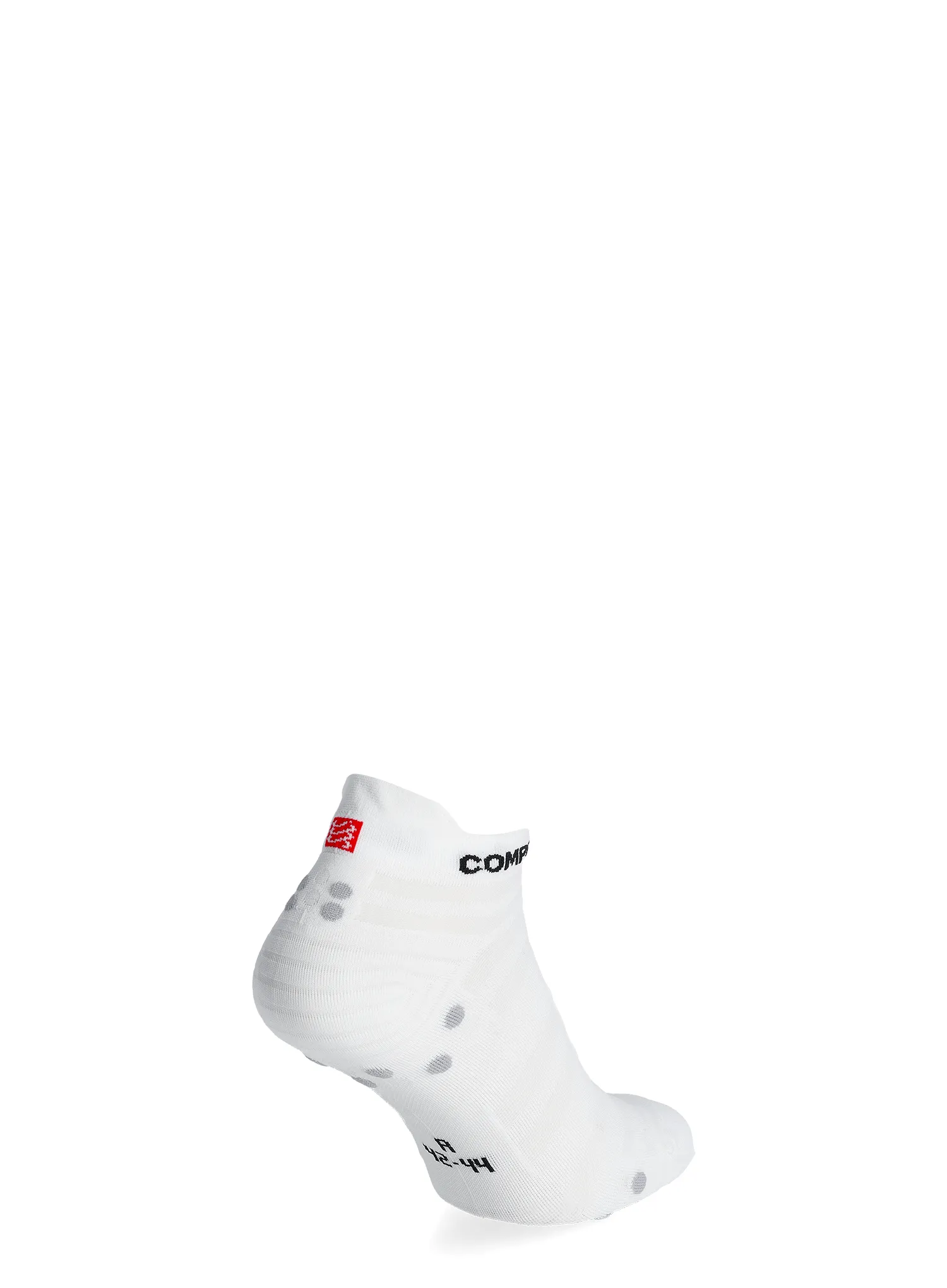 Tekaške nogavice Compressport Pro Racing Socks v4.0 UL Run Low - white/alloy