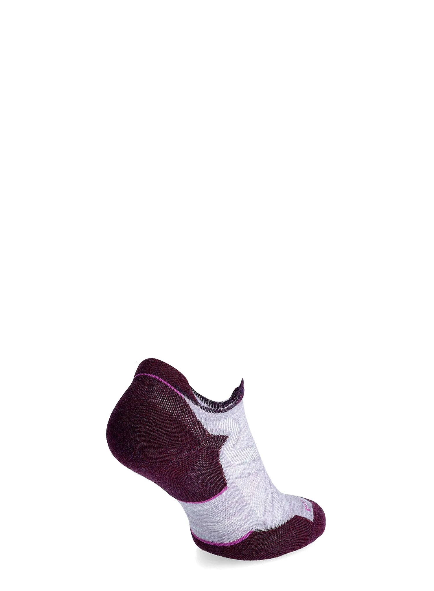 Ženske tekaške nogavice Smartwool Run Targeted Cushion Low Ankle Socks - purple/white
