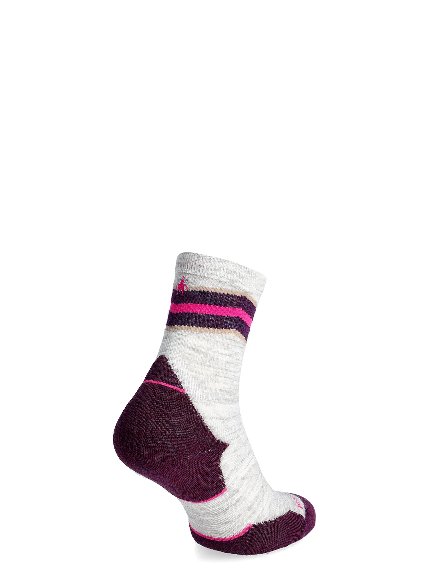 Ženske tekaške nogavice Smartwool Run Targeted Cushion Mid Crew Socks - ash