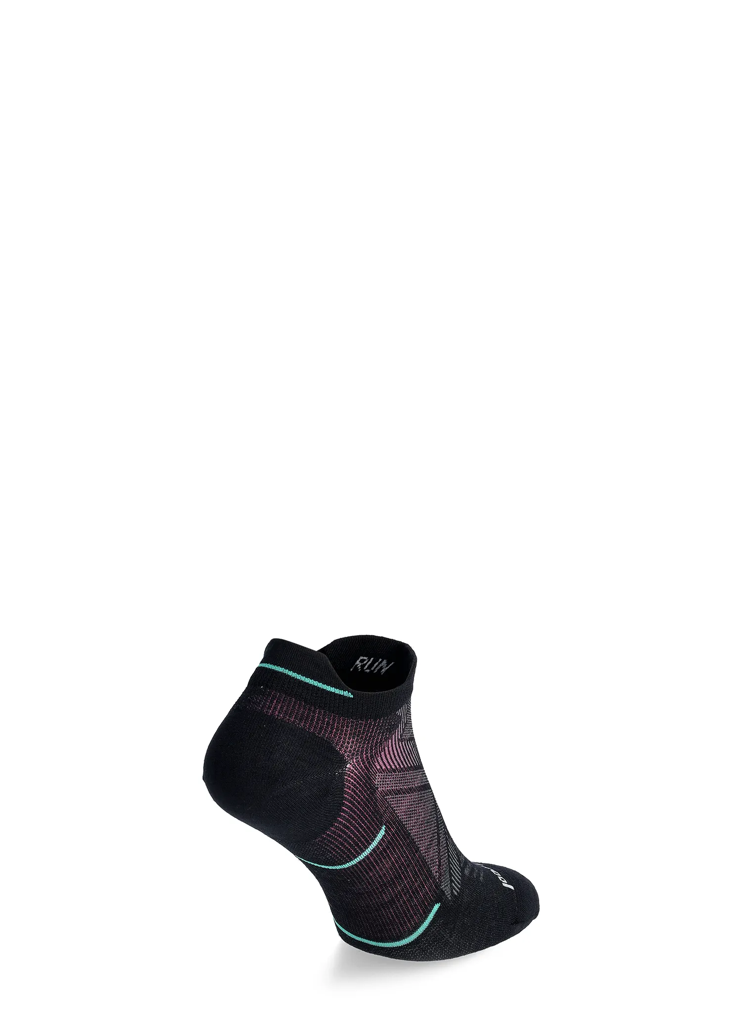 Ženske tekaške nogavice Smartwool Run Zero Cushion Low Ankle Socks - black