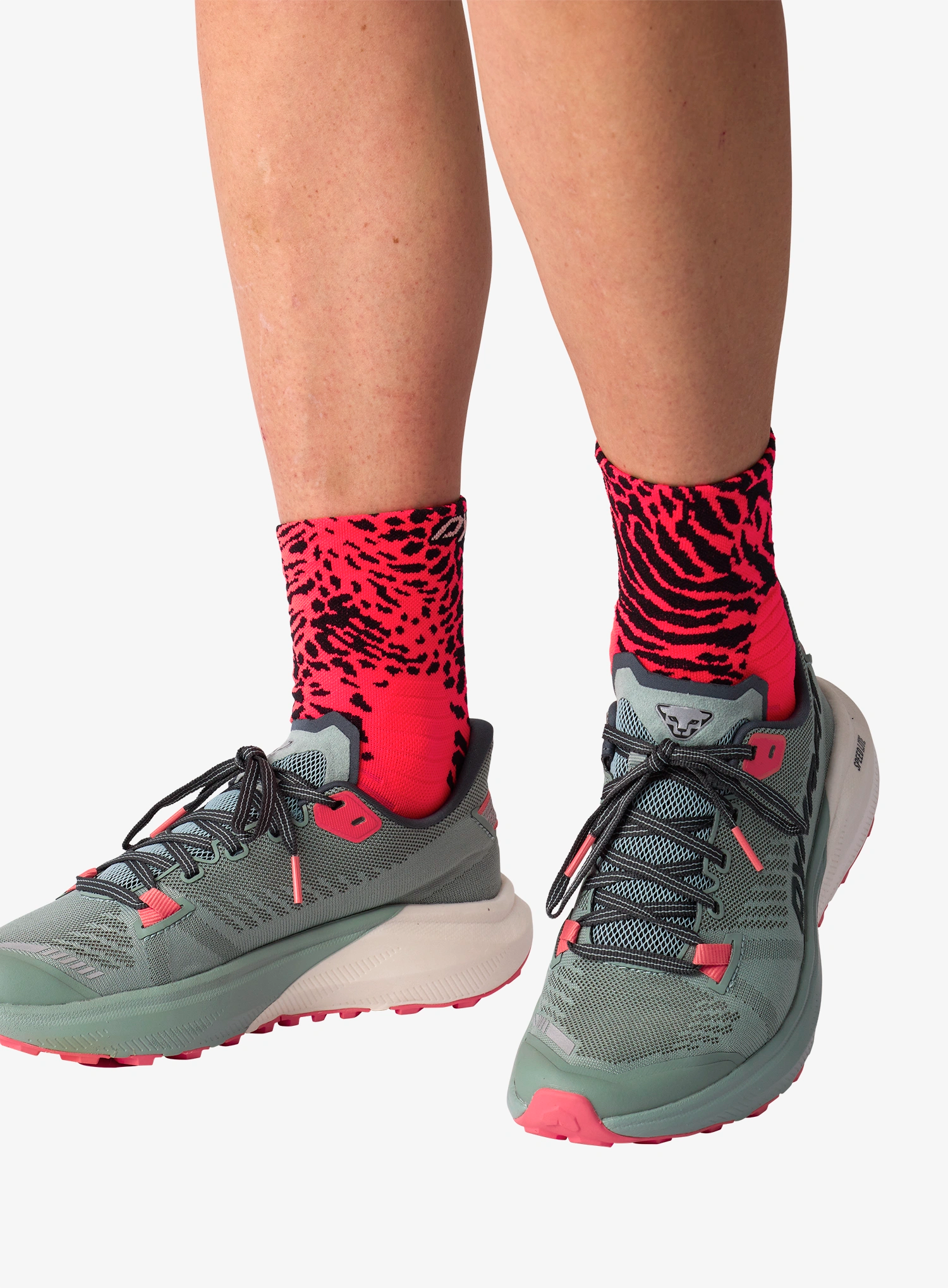 Tekaške nogavice Dynafit Run Wild Mid Socks - ultra coral